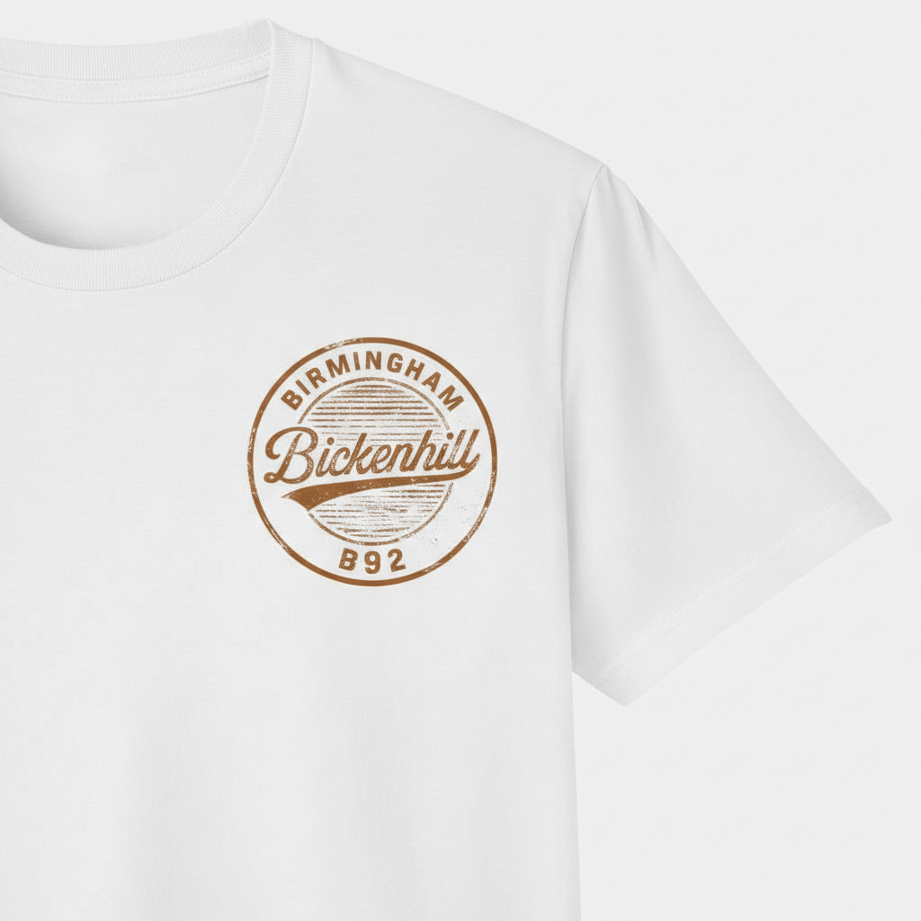 Bickenhill - T-Shirt - B92 Vintage Stamp Design