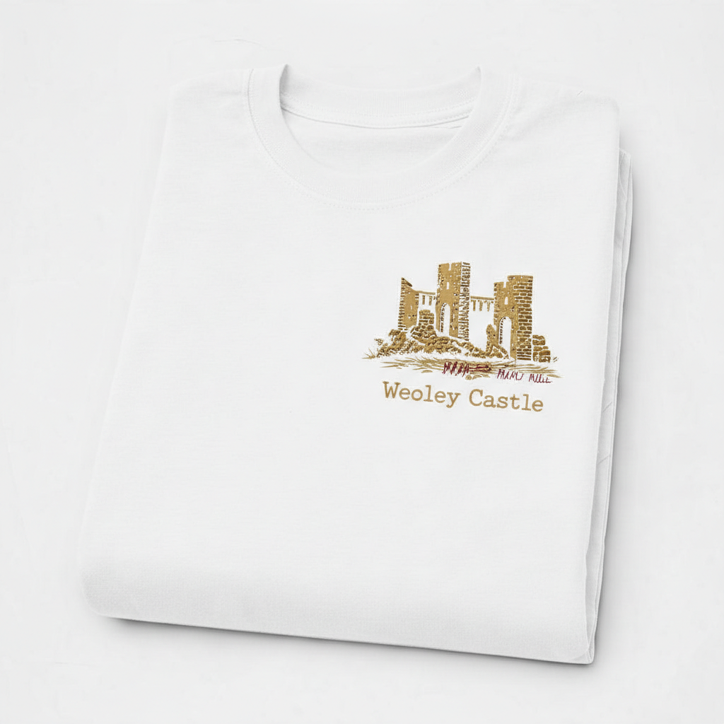 Weoley Castle - T-Shirt - Bold Indie Design - Castle