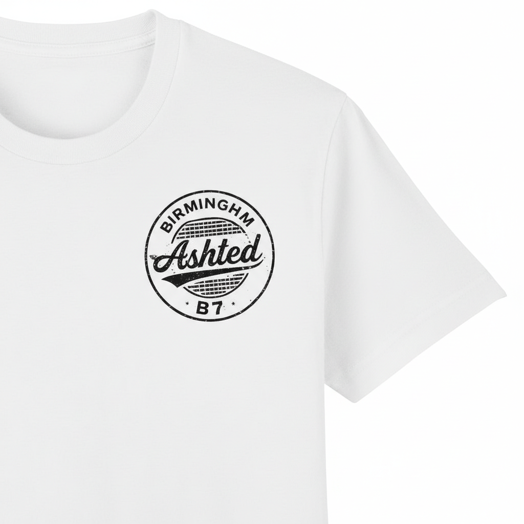 Ashted - T-Shirt - B7 Vintage Stamp Design