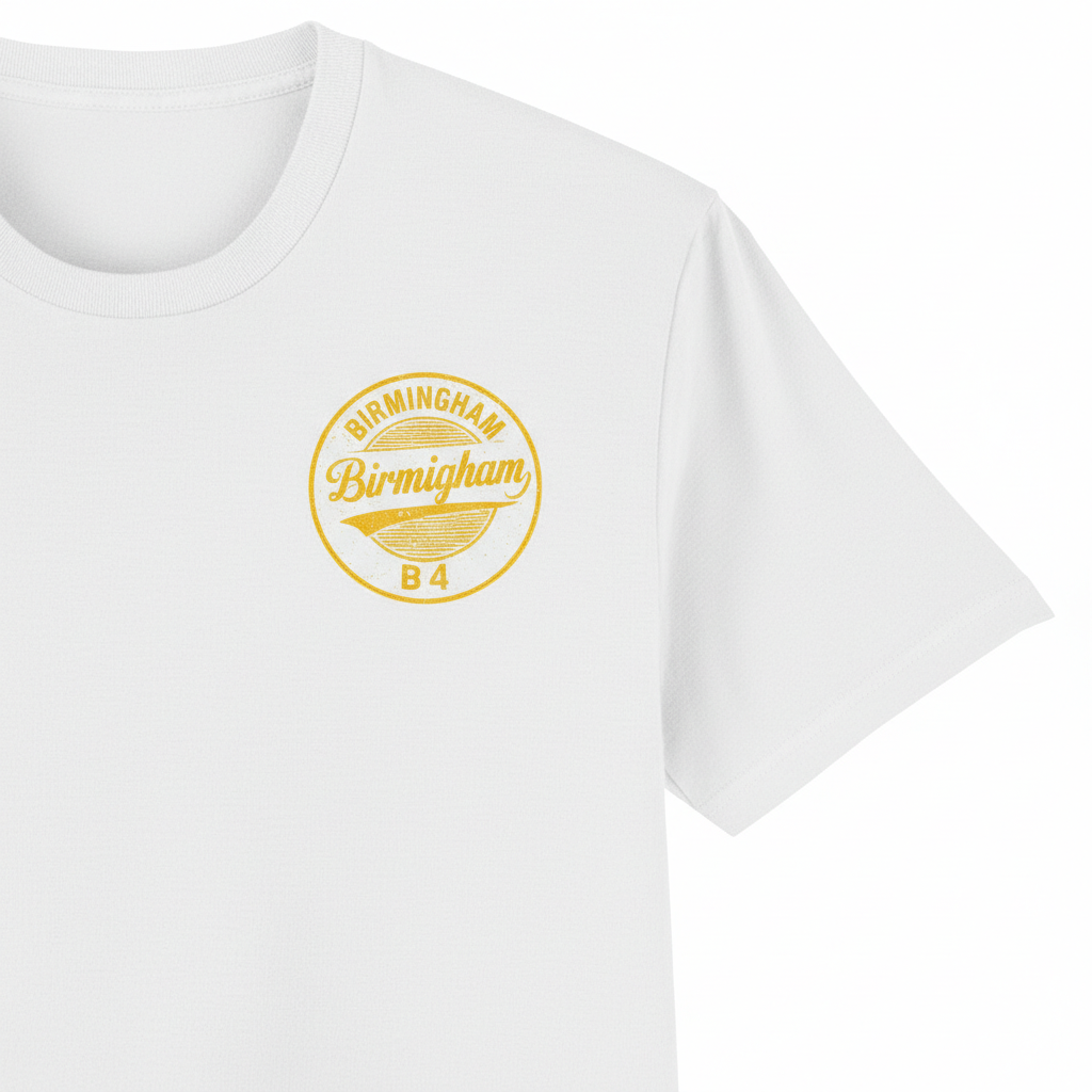 Birmingham - T-Shirt - B4 Vintage Stamp Design