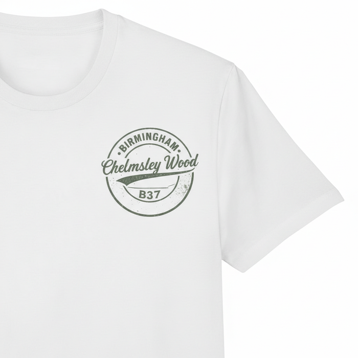 Chelmsley Wood - T-Shirt - B37 Vintage Stamp Design