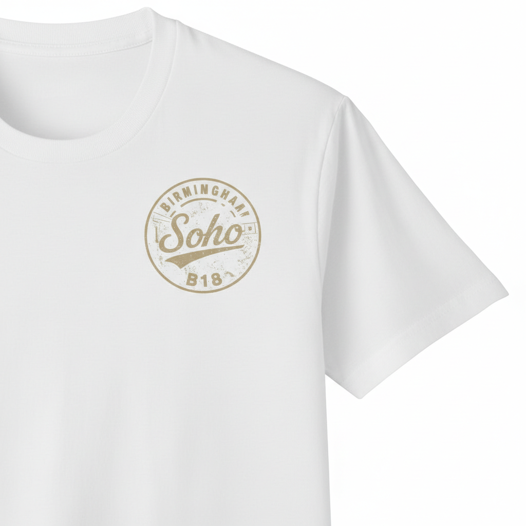 Soho - T-Shirt - B18 Vintage Stamp Design