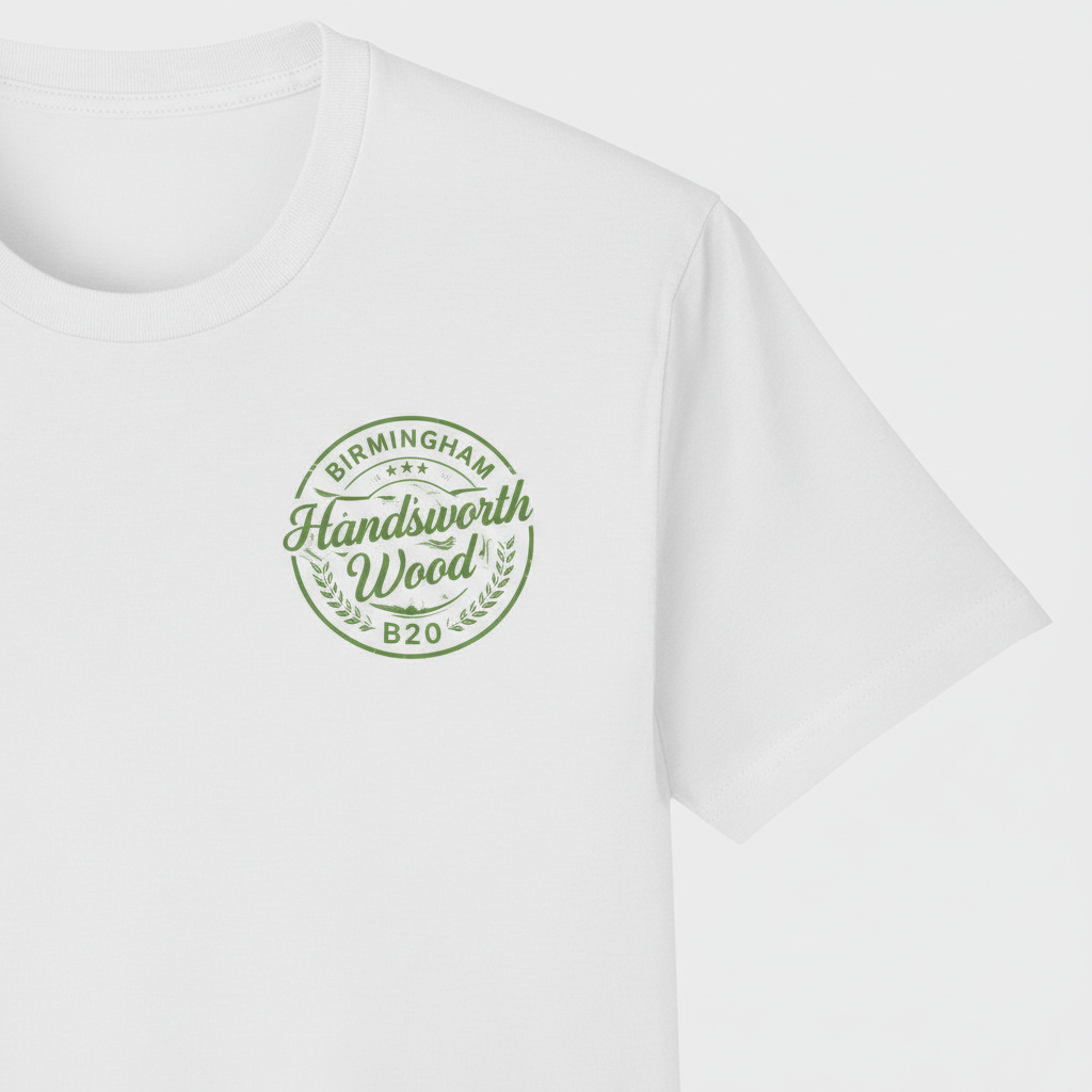 Handsworth Wood - T-Shirt - B20 Vintage Stamp Design