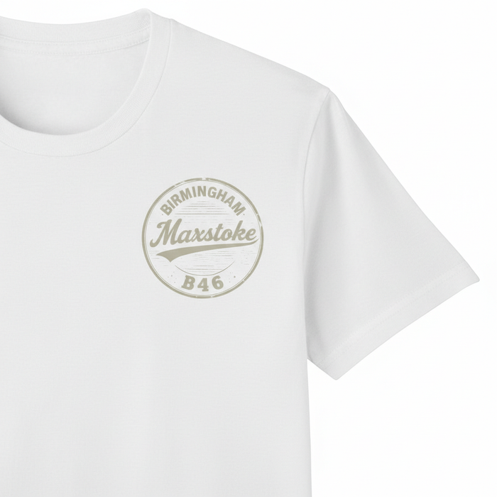 Maxstoke - T-Shirt - B46 Vintage Stamp Design