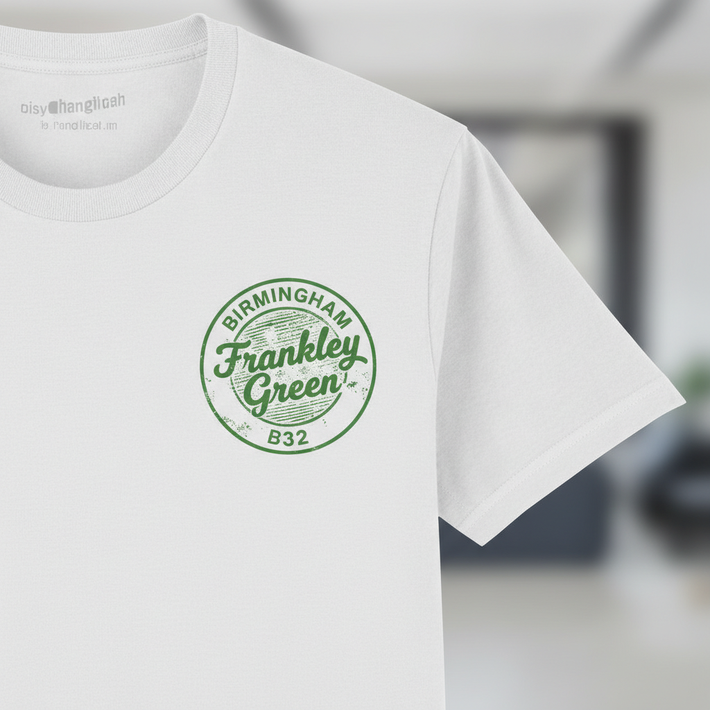 Frankley Green - T-Shirt - B32 Vintage Stamp Design