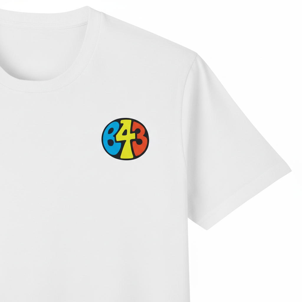 B43 - T-Shirt - Vintage Stamp Design