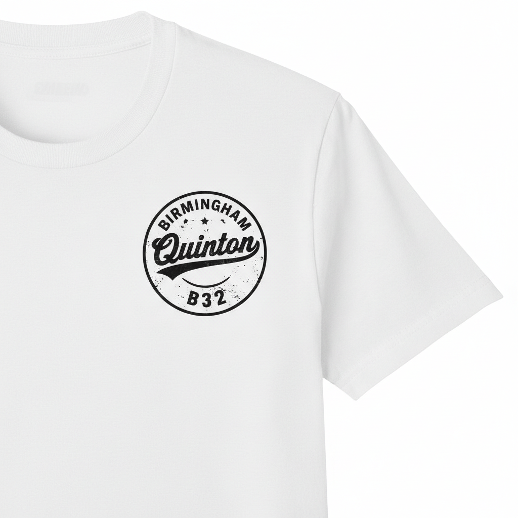Quinton - T-Shirt - B32 Vintage Stamp Design