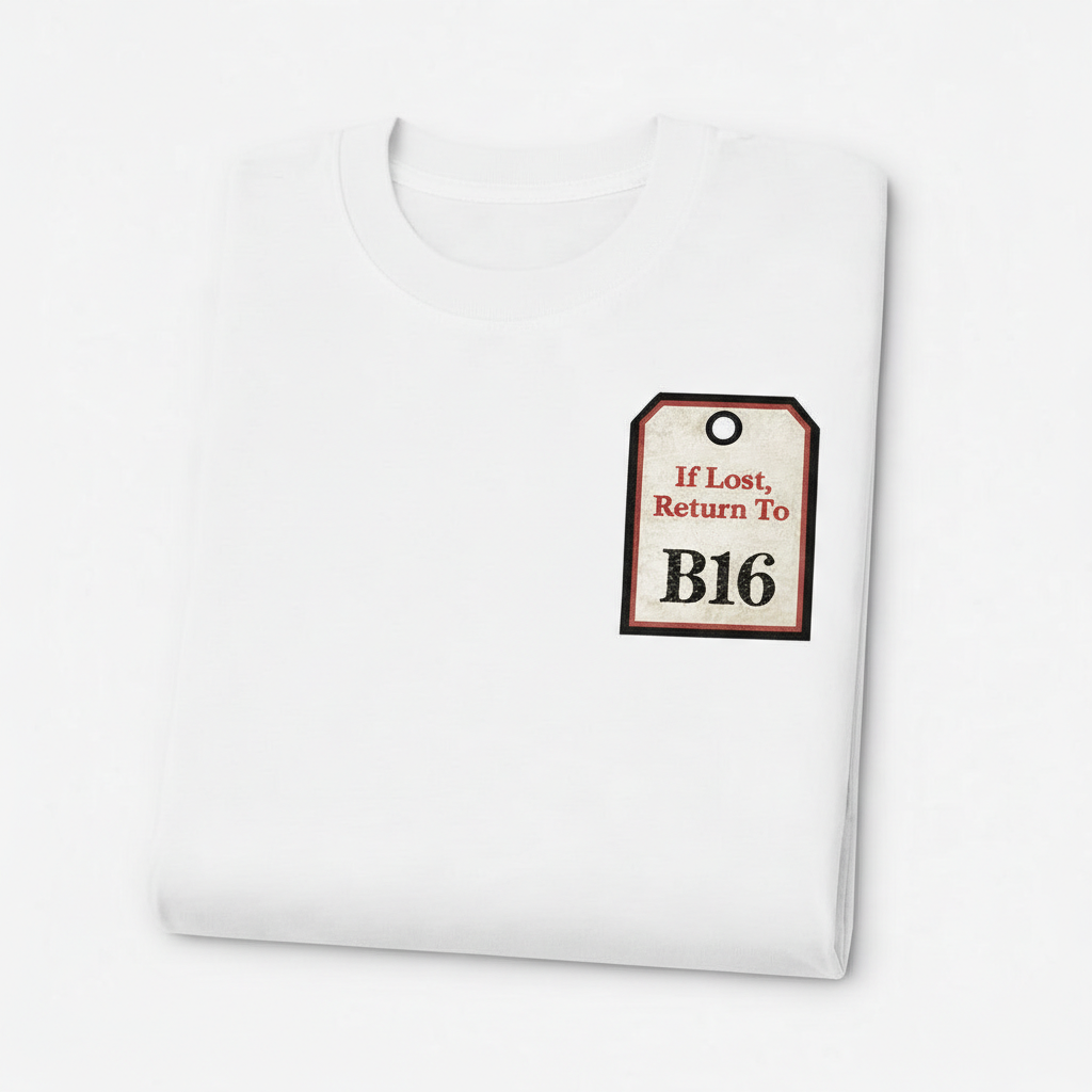 Ladywood - T-Shirt - If lost, return To B16 Design