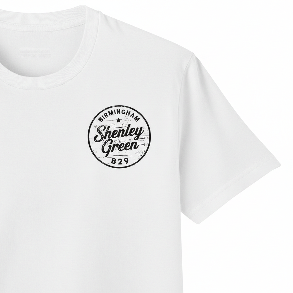 Shenley Green - T-Shirt - B29 Vintage Stamp Design