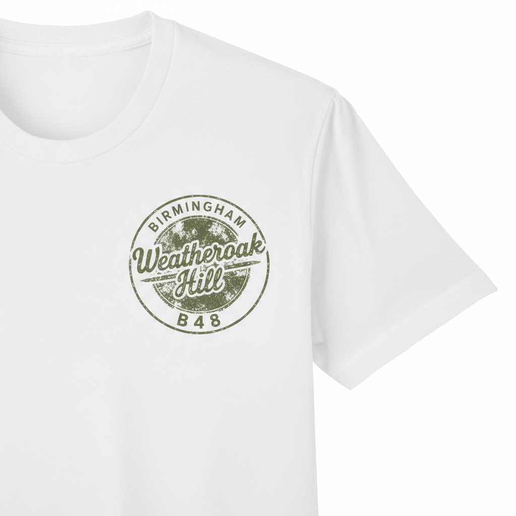 Weatheroak Hill - T-Shirt - B48 Vintage Stamp Design