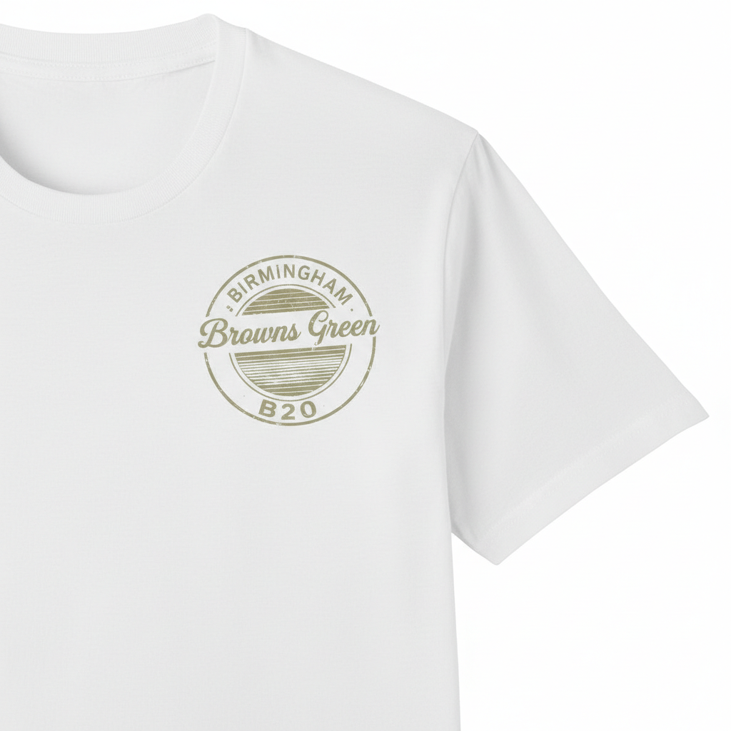Browns Green - T-Shirt - Vintage Stamp Design