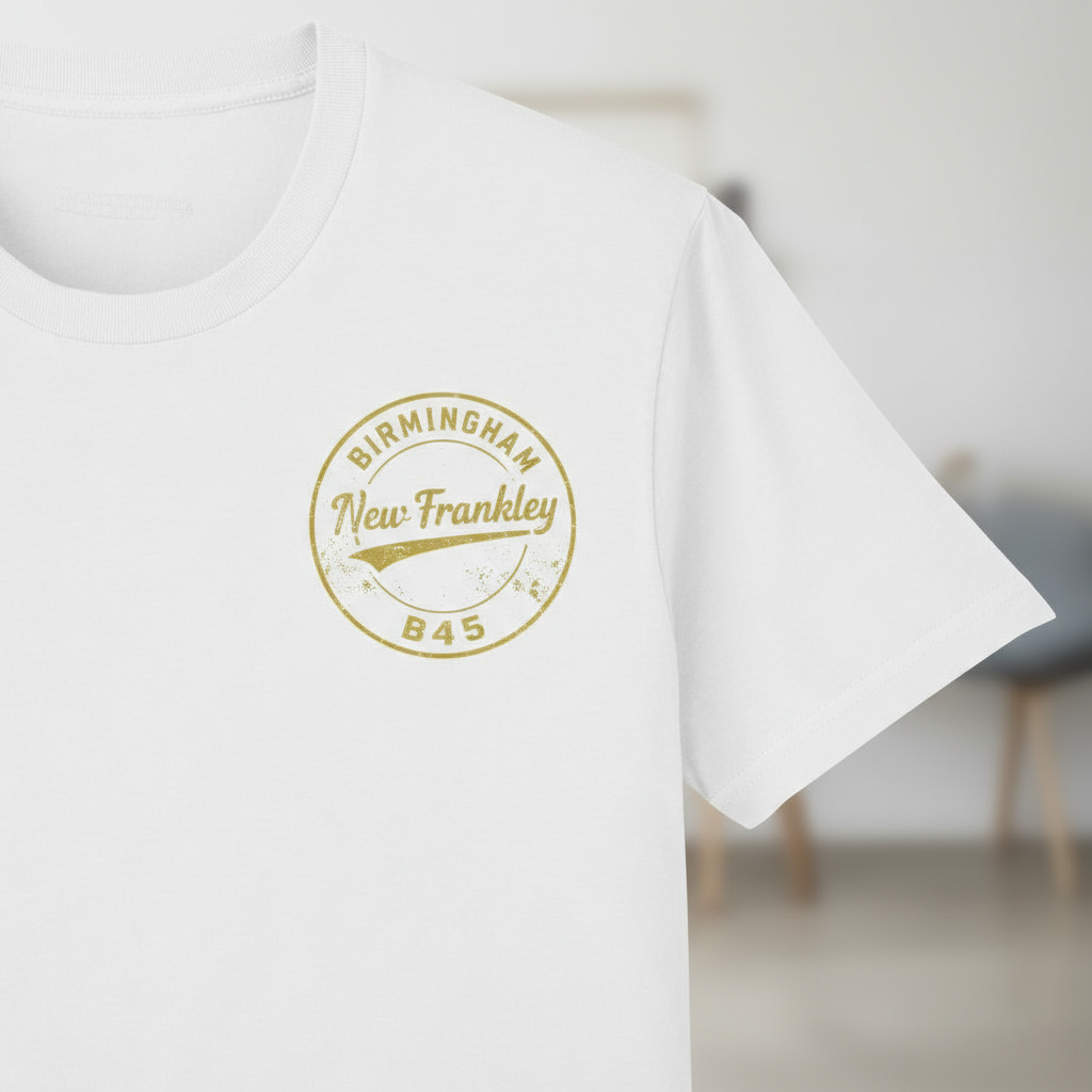 New Frankley - T-Shirt - B45 Vintage Stamp Design