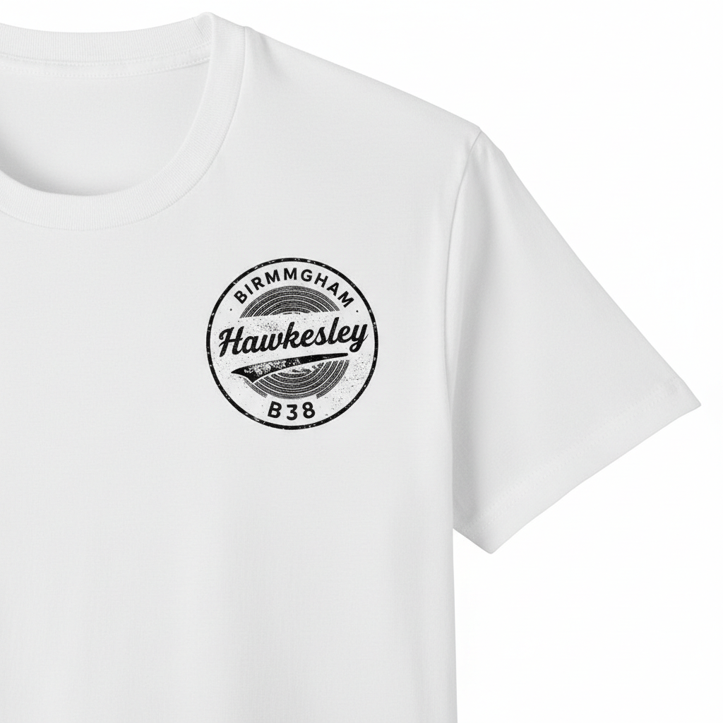 Hawkesley - T-Shirt - B38 Vintage Stamp Design