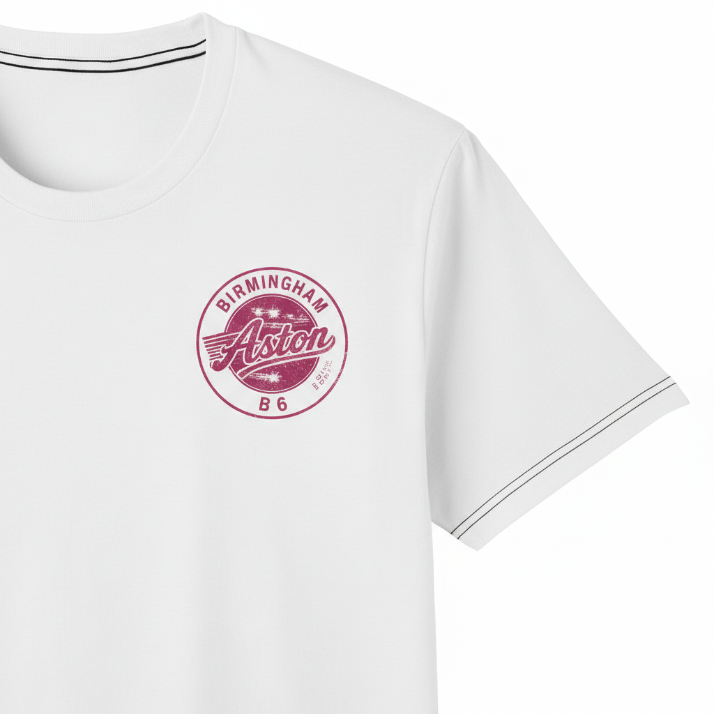 Aston - T-Shirt - B6 Vintage Stamp Design