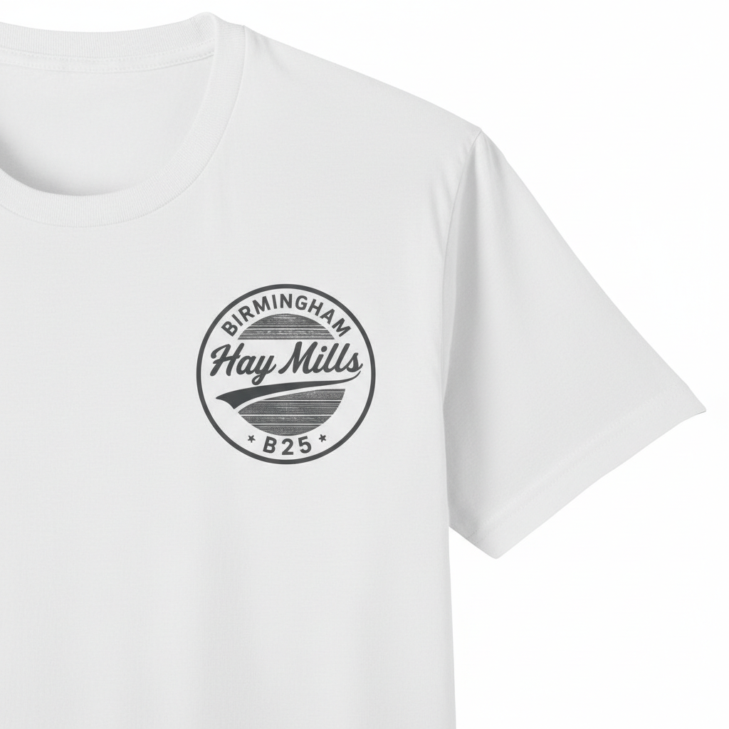 Hay Mills - T-Shirt - B25 Vintage Stamp Design