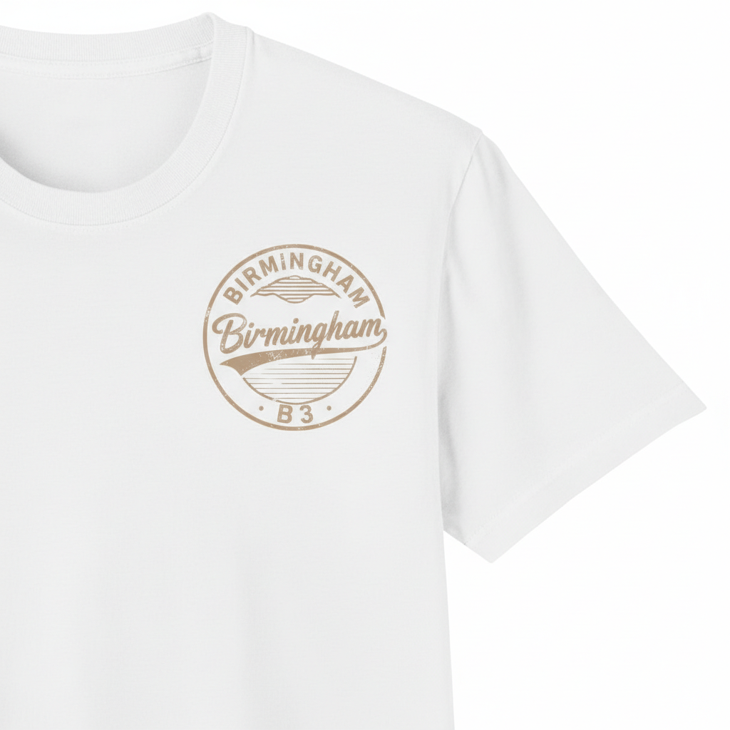 Birmingham - T-Shirt - B3 Vintage Stamp Design
