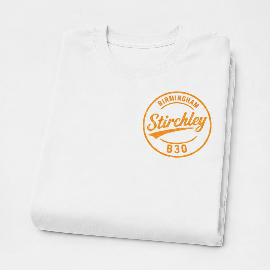 Stirchley - T-Shirt - B30 Vintage Stamp Design