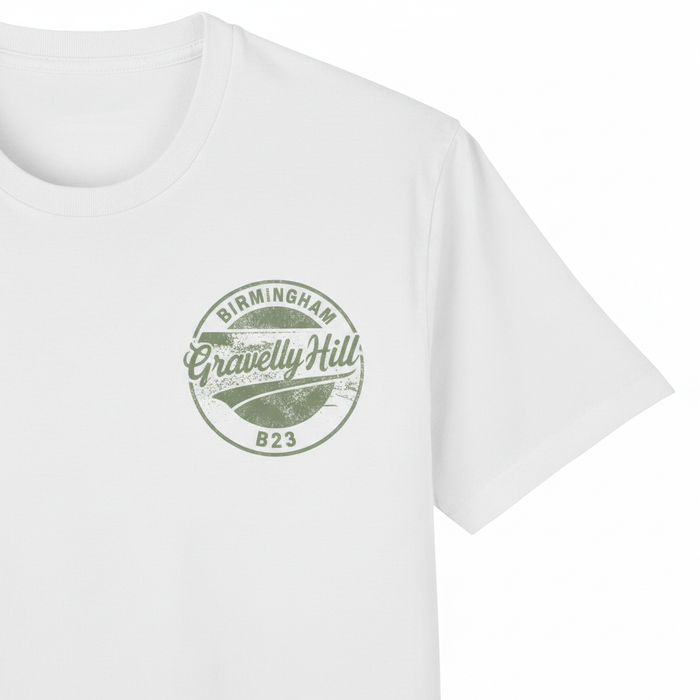 Gravelly Hill - T-Shirt - B23 Vintage Stamp Design