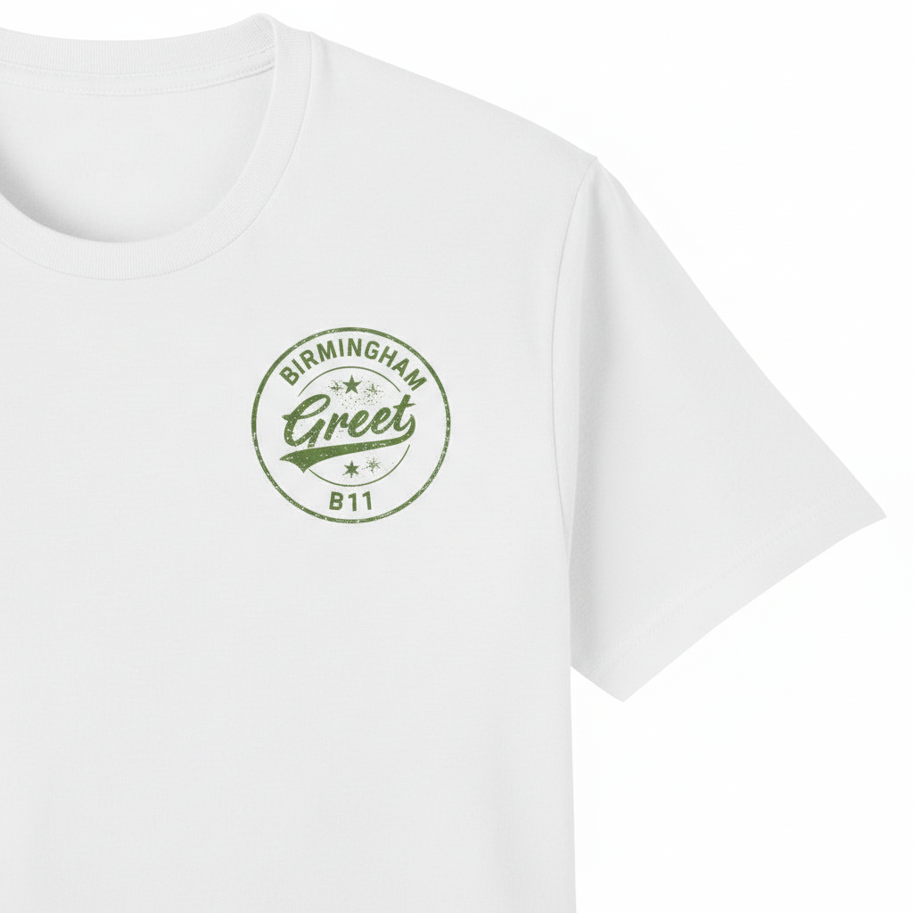 Greet - T-Shirt - B11 Vintage Stamp Design