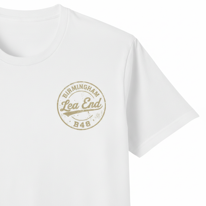Lea End - T-Shirt - B48 Vintage Stamp Design