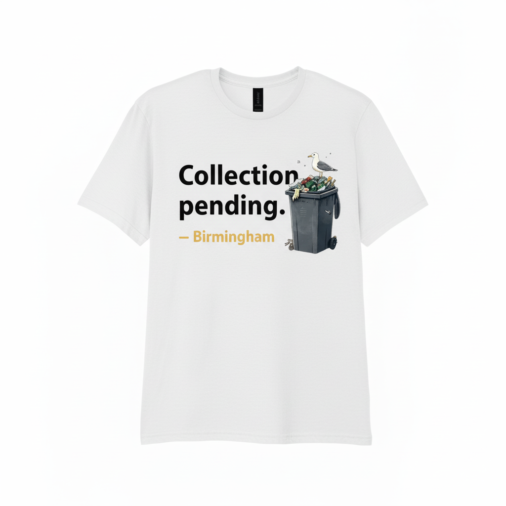 Birmingham - T-Shirt - Bin Strikes Collection Pending Funny Design