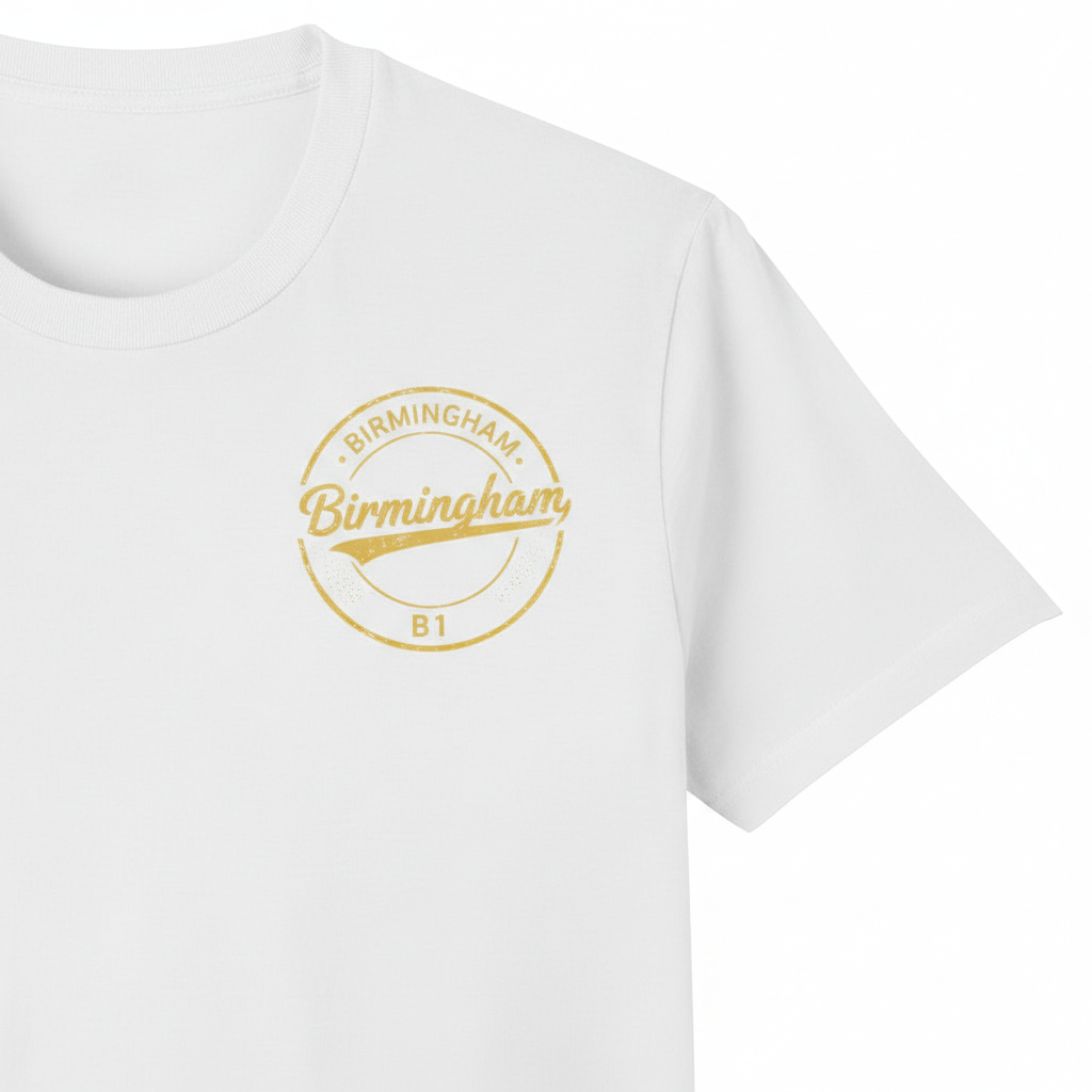 Birmingham - T-Shirt - B1 Vintage Stamp Design