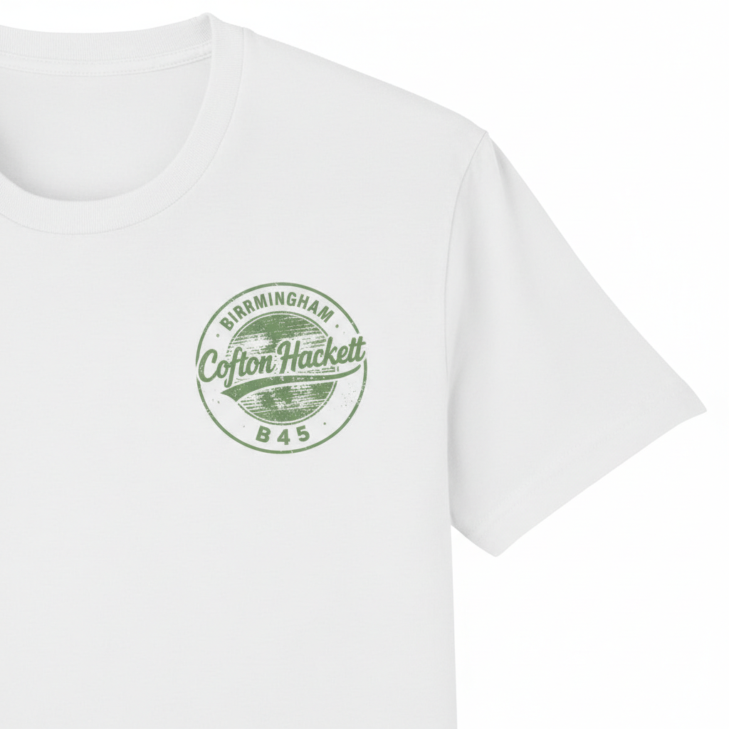 Cofton Hackett - T-Shirt - B45 Vintage Stamp Design
