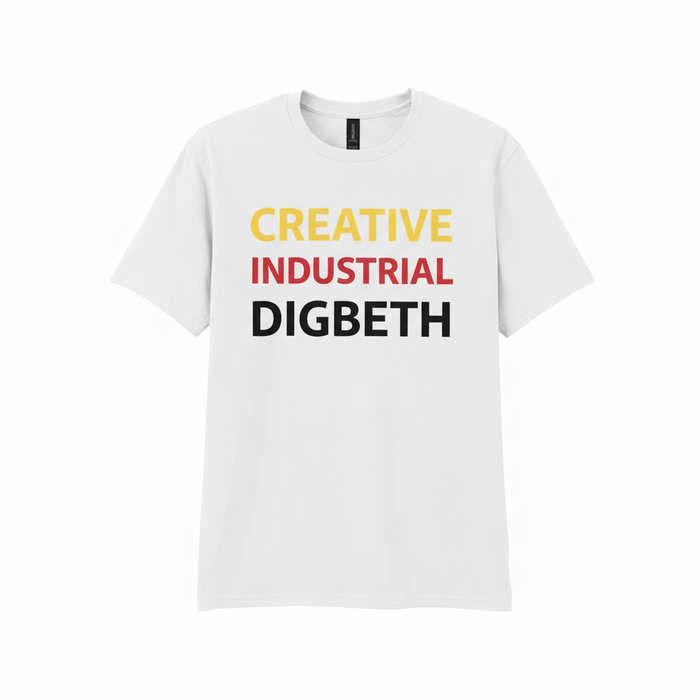 Digbeth - T-Shirt - Minimal Type Stack Design