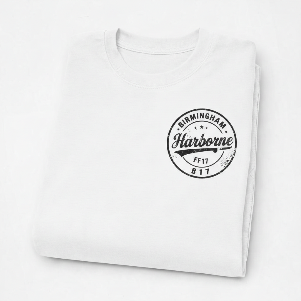 Harborne - T-Shirt - B17 Vintage Stamp Design