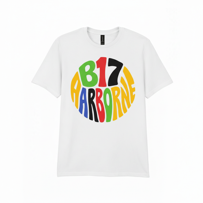 Harborne - T-Shirt - Colour Burst Design