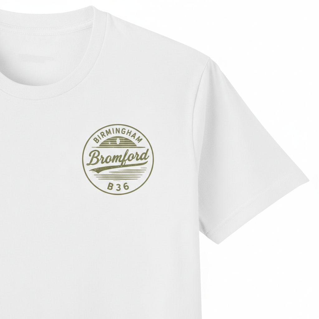 Bromford - T-Shirt - B36 Vintage Stamp Design