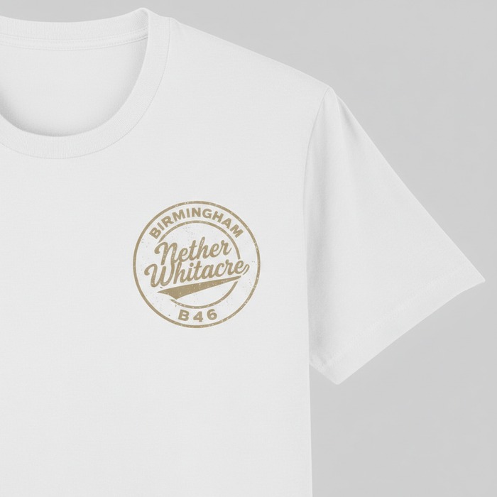 Nether Whitacre - T-Shirt - B46 Vintage Stamp Design