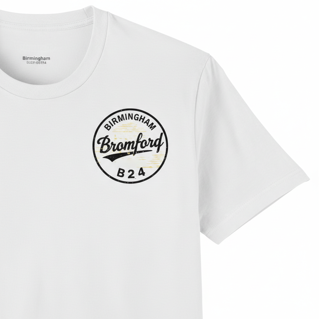Bromford - T-Shirt - B24 Vintage Stamp Design
