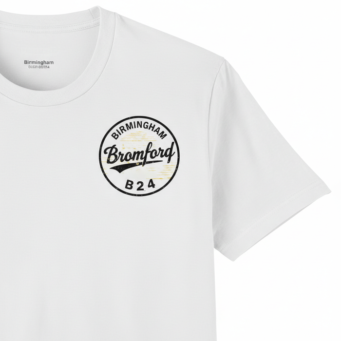 Bromford - T-Shirt - B24 Vintage Stamp Design