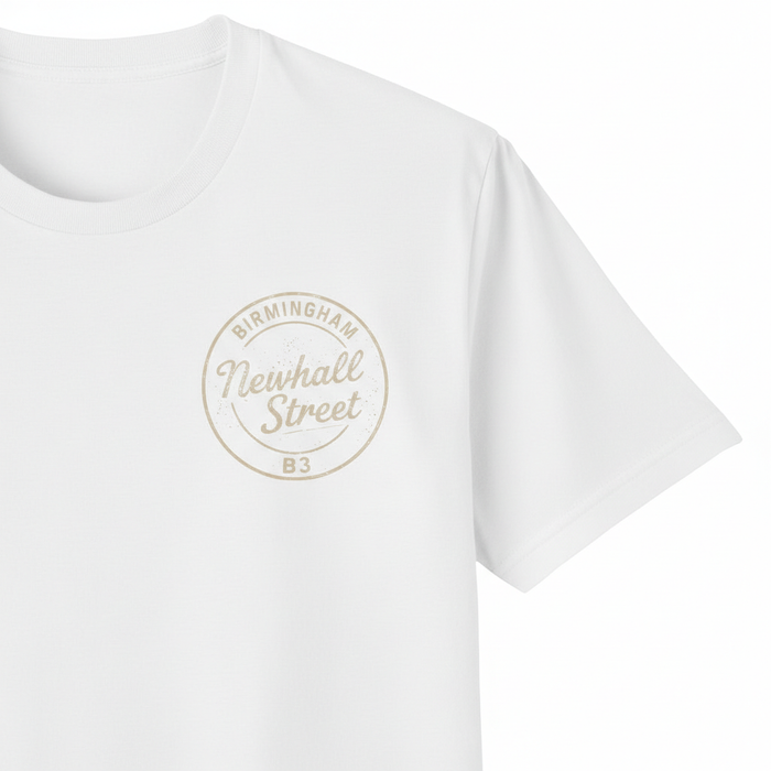 Newhall Street - T-Shirt - B3 Vintage Stamp Design