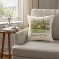 Stirchley - Cushion - Stylised Painting Design - Hazelwell Park