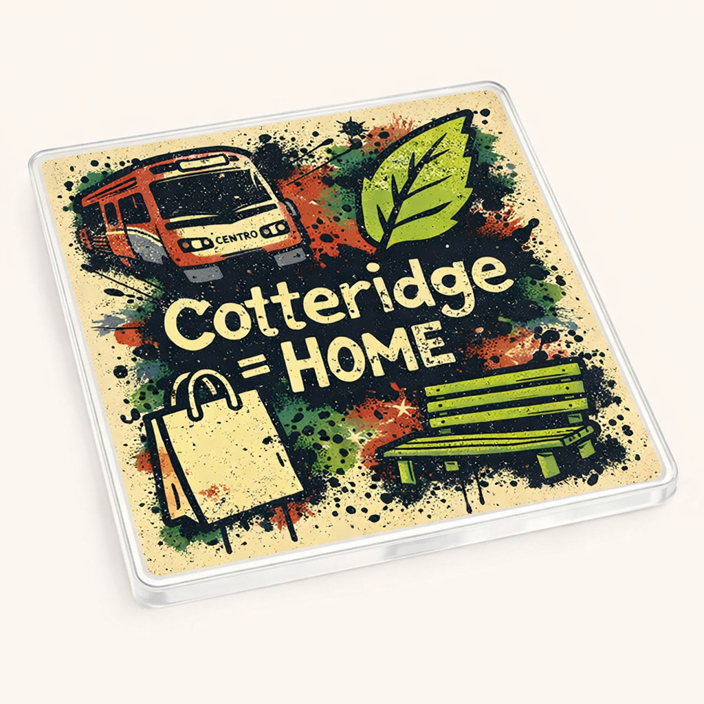 Cotteridge - Coaster - Urban Street Art - Local Icons