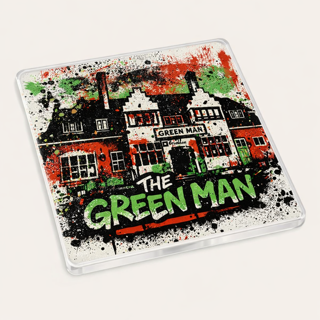 Harborne - Coaster - Urban Street Art - The Green Man Pub