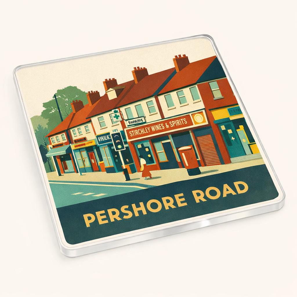 Stirchley - Coaster - Mid-Century Retro - Pershore Road