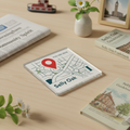 Selly Oak - Coaster - Geometric Lines - Location Pin