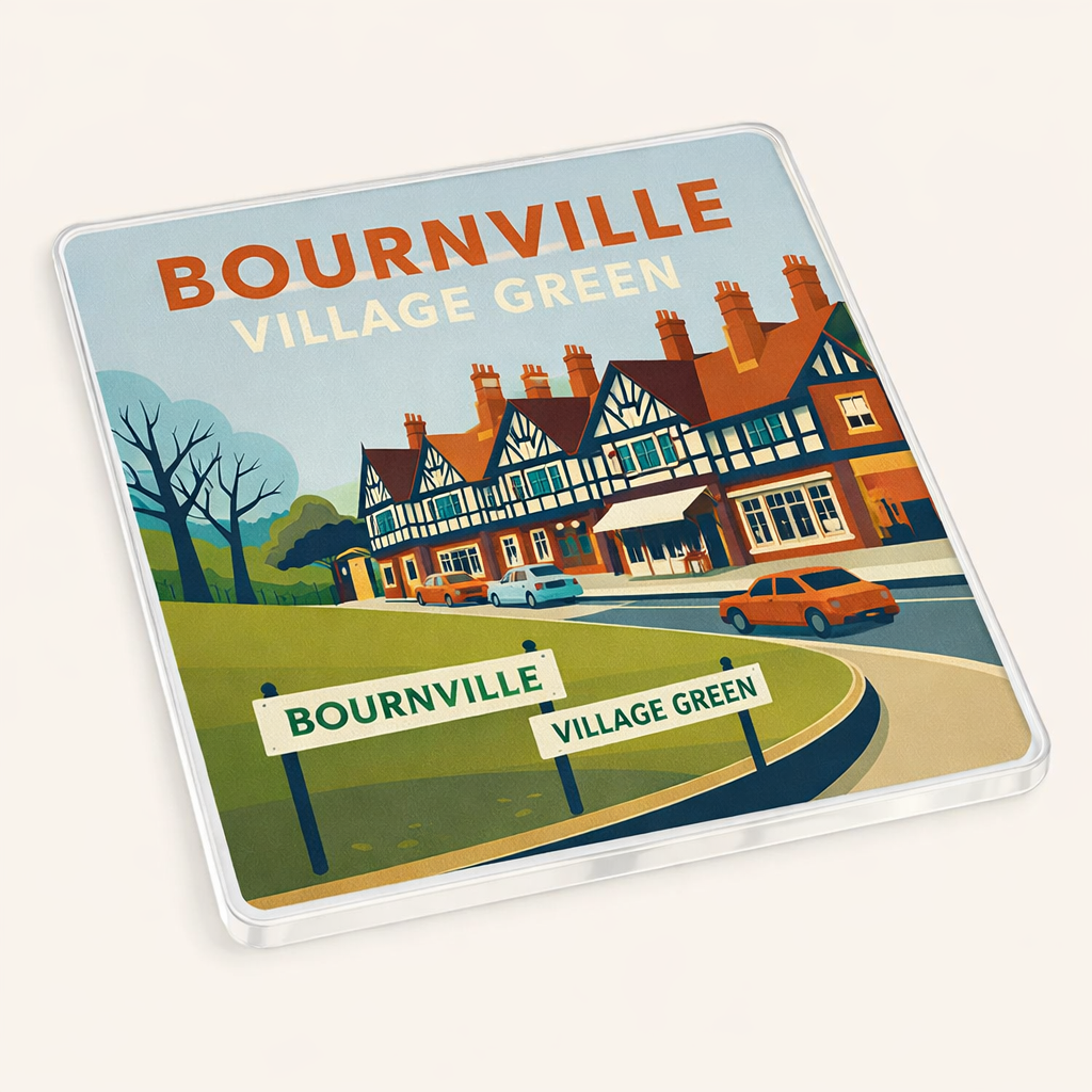 Bournville - Coaster - Mid-Century Retro - Bournville Village Green