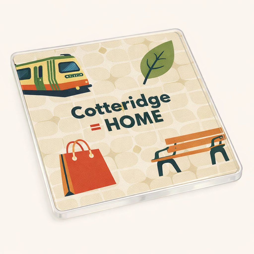 Cotteridge - Coaster - Mid-Century Retro - Local Icons