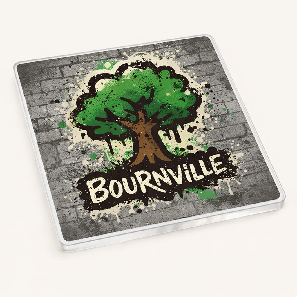 Bournville - Coaster - Urban Street Art - Tree