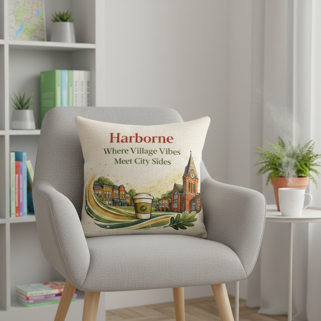 Harborne - Cushion - Vibrant Civic Blend Design