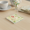 Edgbaston - Coaster - Soft Watercolours - Location Pin