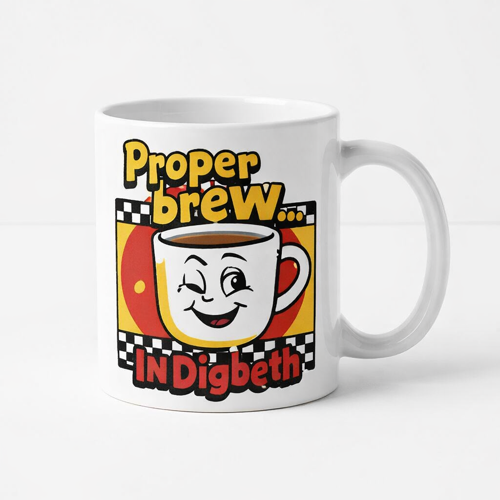 Digbeth - Mug - Retro Cartoon Design