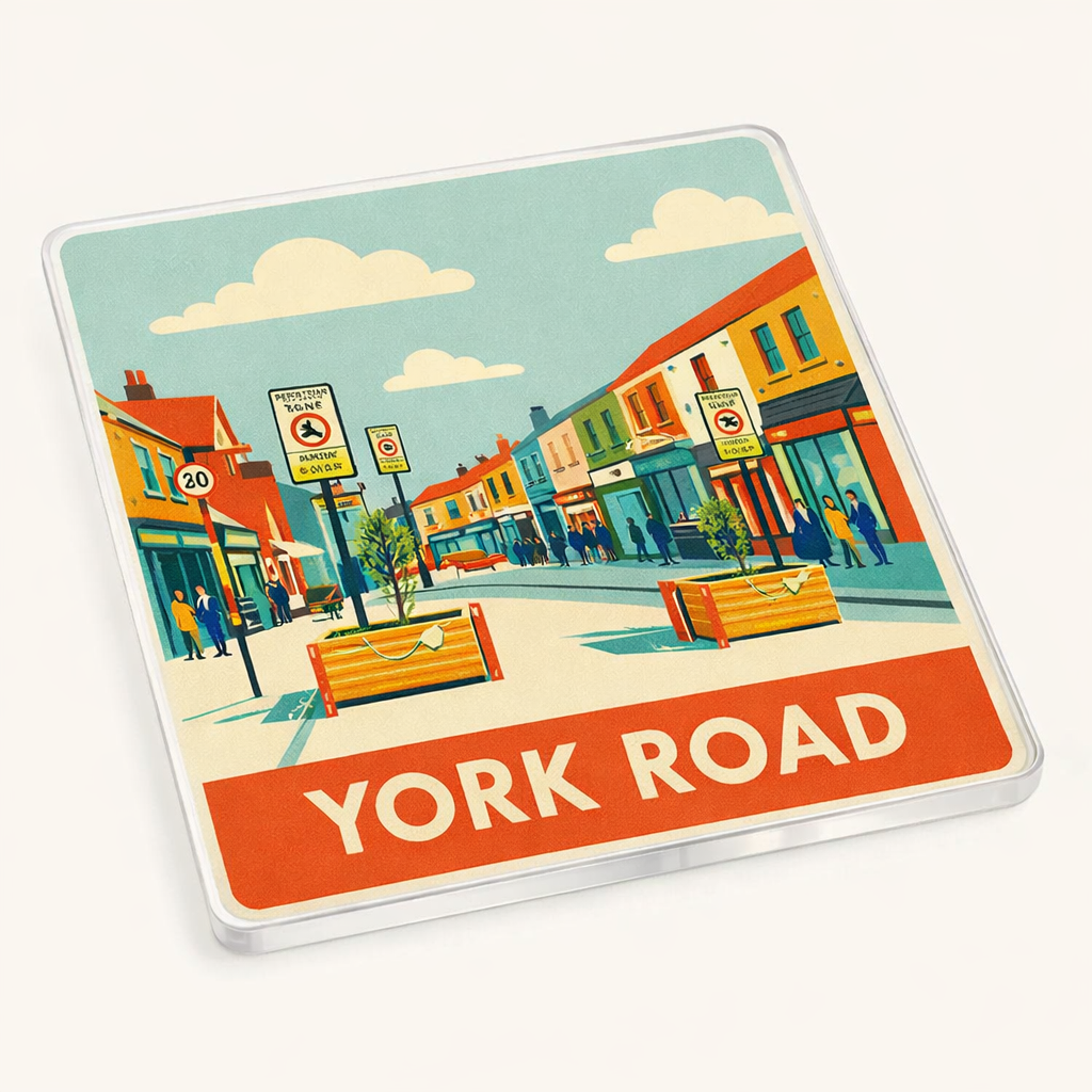 Kings Heath - Coaster - Mid-Century Retro - York Road