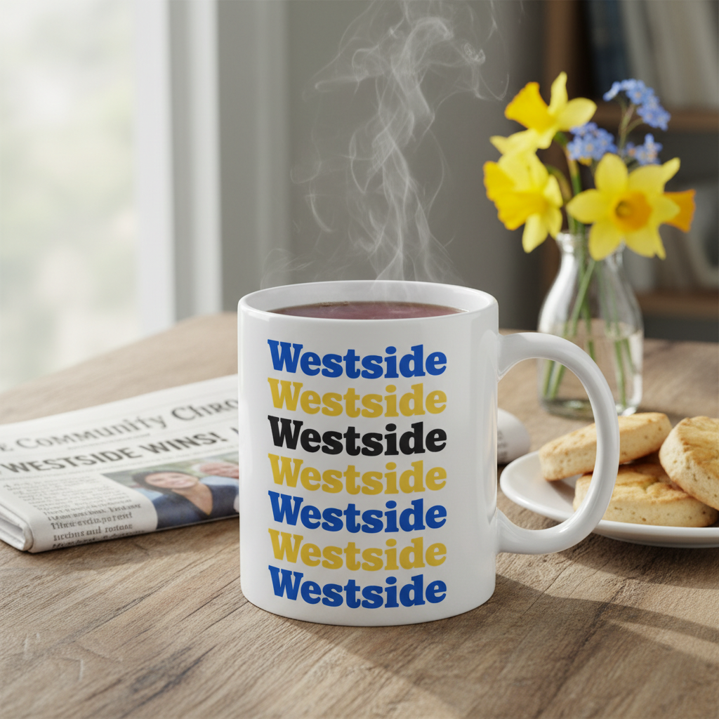 Westside - Mug - Retro Typography Design