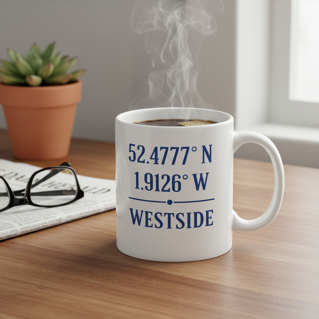 Westside - Mug - Elegant Coordinates Design
