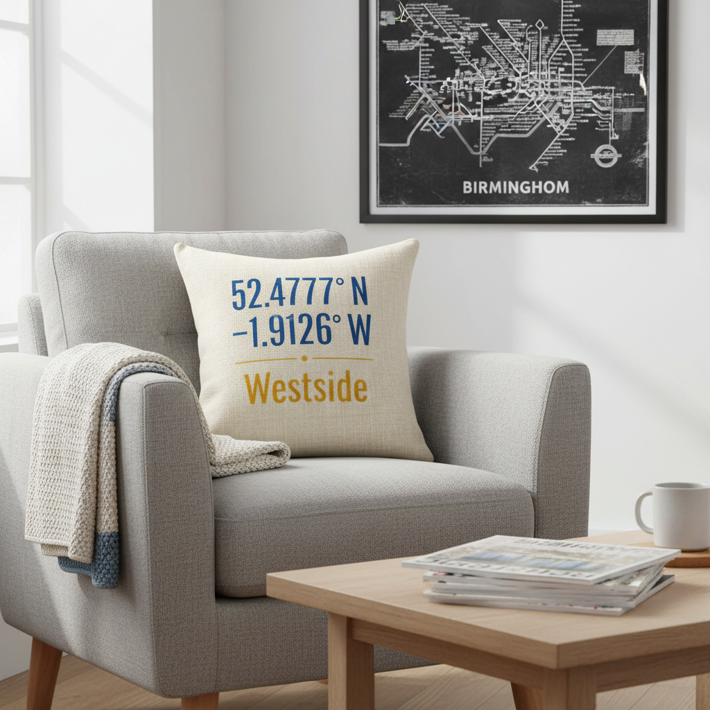 Westside - Cushion - Stylised Painting Design